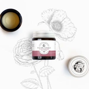 Baume visage pour peau mature à la rose et au coquelicot des Simples de Charlotte