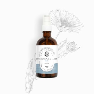 Lotion visage et corps pour bébé et enfant au calendula des Simples de Charlotte