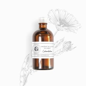 Macérât huileux solarisé de calendula en 100ml des Simples de Charlotte