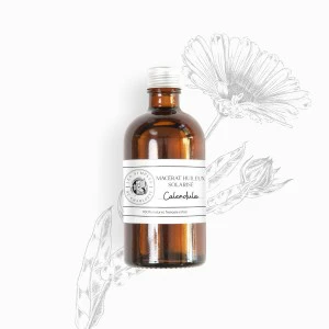 Macérât huileux solarisé de calendula en 100ml des Simples de Charlotte