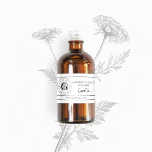 Macérât huileux solarisé de carotte en 100ml des Simples de Charlotte