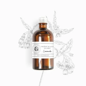 Macérât huileux solarisé de consoude en 100ml des Simples de Charlotte